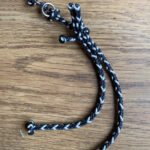 Eight Strand Round braided Loop Leash with Swivel for Falconry Ready to Use