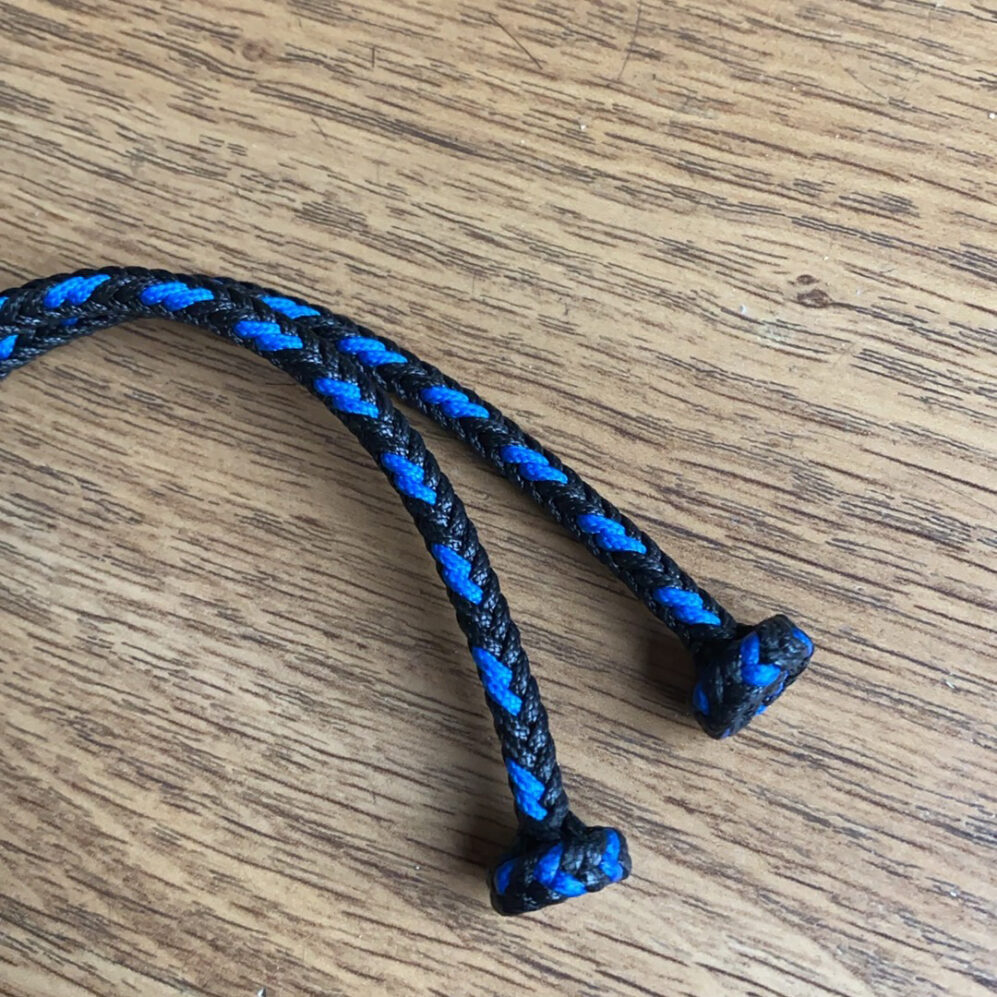 Eight Strand Round braided Loop Leash with Swivel for Falconry Ready to Use
