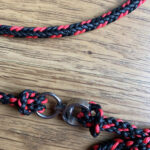 Eight Strand Round braided Loop Leash with Swivel for Falconry Ready to Use