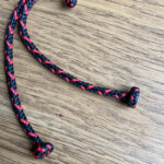 Eight Strand Round braided Loop Leash with Swivel for Falconry Ready to Use